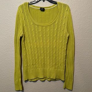 Faded glory cable knit sweater